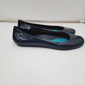 OkaB Taylor Blue Ballet Flat Rubber Arch Support Slip-on shoes 8M EU 38